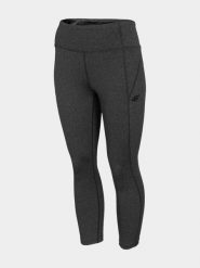 4F Legginsy treningowe 7/8 szybkoschnące damskie XS. Czarne legginsy damskie 4F, xs, bez wzorów, z dzianiny. W wyprzedaży za 69.99 zł.