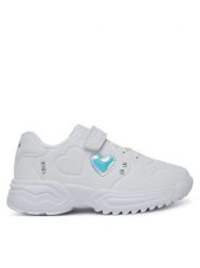 Primigi Sneakersy 7963000 Biały. Białe trampki dziewczęce Primigi, bez wzorów, ze skóry, bez zapięcia. Za 129.99 zł.