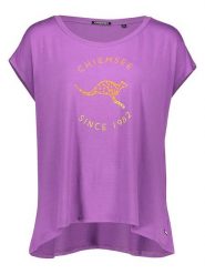 Chiemsee Koszulka sportowa w kolorze fioletowym rozmiar: XS. Różowe koszulki sportowe damskie Chiemsee, xs, bez wzorów, bez ramiączek, outdoorowe. Za 56.99 zł.