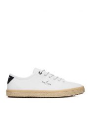 Nautica Espadryle CEO-85659 Biały. Białe espadryle damskie Nautica, bez wzorów, z materiału, bez obcasa. Za 149.99 zł.