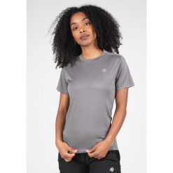 Mokena Koszulka - Szary. Szare bluzki damskie GORILLA WEAR, l, bez wzorów, bez kołnierzyka, bez ramiączek. Za 191.00 zł.
