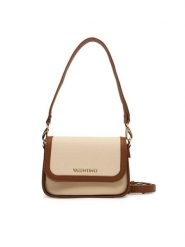 Valentino Torebka Atena Re VBS9PS09 Beżowy. Brązowe torebki klasyczne damskie Valentino, z materiału, bez dodatków. Za 549.99 zł.