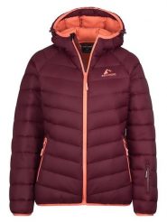 Westfjord Kurtka puchowa "Snaefell" w kolorze bordowym rozmiar: L. Czerwone kurtki damskie Westfjord, l, bez wzorów, z puchu, bez kaptura. Za 319.88 zł.