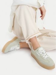 Guess Jeans Sneakersy CWBEO-V12-1219-25WC1051 Zielony jasny. Zielone obuwie sportowe damskie Guess Jeans, z jeansu, bez zapięcia. Za 279.99 zł.
