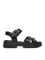 Lasocki Sandały CEO-WB-LINA-23 Czarny. Czarne sandały damskie Lasocki, bez wzorów, ze skóry, bez obcasa, na płaskiej podeszwie, bez zapięcia. Za 169.99 zł.