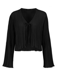 Sublevel Bluzka w kolorze czarnym rozmiar: M/L. Czarne bluzki damskie Sublevel, l, bez wzorów, bez kołnierzyka, bez ramiączek. Za 136.13 zł.