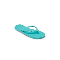 Japonki plażowe damskie Roxy VIVA IV. Zielone klapki damskie Roxy, bez wzorów, bez obcasa, bez zapięcia. Za 74.99 zł.
