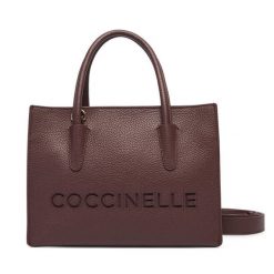 Torebka Coccinelle. Czerwone kuferki damskie Coccinelle, bez wzorów, bez dodatków. Za 1,399.00 zł.