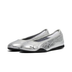 Damskie baleriny Catch Metallic Whisper PUMA. Czarne obuwie sportowe casual damskie Puma, bez zapięcia. Za 279.00 zł.
