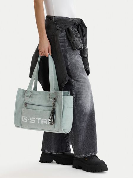 G-Star Raw Torebka CEO-XC8971 Niebieski. Niebieskie shopper bag G-Star Raw, z materiału, bez dodatków. Za 199.99 zł.