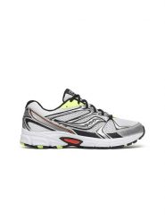 Saucony Sneakersy w kolorze srebrno-białym rozmiar: 42,5. Białe obuwie sportowe damskie Saucony, z materiału, bez zapięcia. Za 259.74 zł.