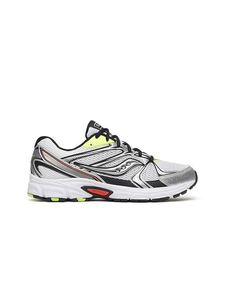 Saucony Sneakersy w kolorze srebrno-białym rozmiar: 44. Białe obuwie sportowe damskie Saucony, z materiału, bez zapięcia. Za 249.76 zł.