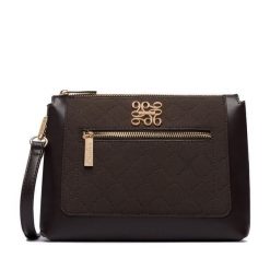Torebka Nine West. Brązowe listonoszki damskie Nine West, bez wzorów, bez dodatków. Za 249.99 zł.