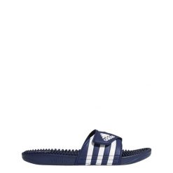 Klapki basenowe dla dorosłych Adissage. Białe klapki damskie Adidas, bez wzorów, bez obcasa, bez zapięcia. Za 129.00 zł.