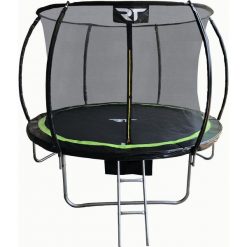 Trampolina REA TAPE 10' okrągła z siatką, drabinką oraz torbą na buty. Czarne torby sportowe REA TAPE, bez wzorów, duże. W wyprzedaży za 1,149.00 zł.