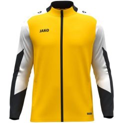 Kurtka poliestrowa unisex JAKO Dynamic. Żółte kurtki damskie JAKO, xl, bez wzorów, z materiału, z kapturem. Za 174.48 zł.