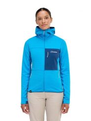 Berghaus Kurtka polarowa "Ridge" w kolorze niebieskim rozmiar: 38. Niebieskie kurtki damskie Berghaus, bez wzorów, z polaru, bez kaptura. Za 321.97 zł.