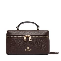 Torebka Furla. Brązowe kuferki damskie Furla, bez dodatków. Za 944.99 zł.