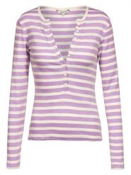 Herrlicher Koszulka w kolorze fioletowym rozmiar: XL. Różowe koszulki damskie Herrlicher, xl, bez wzorów, z bawełny, bez kołnierzyka, bez ramiączek. Za 130.99 zł.