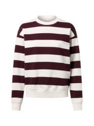 Marie Lund Bluza damska Kobiety Bawełna lila|biały w paski, M. Białe bluzy damskie Marie Lund, m, bez wzorów, z bawełny, bez kaptura. Za 139.95 zł.