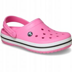 Chodaki Klapki Unisex Crocband 11016 Clog 38-39. Białe klapki damskie Crocs, bez wzorów, z materiału, bez obcasa, bez zapięcia. Za 289.99 zł.