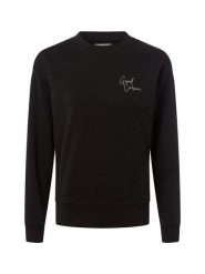 Marie Lund Bluza Kobiety Materiał dresowy czarny, XXL. Czarne bluzy damskie Marie Lund, xxl, bez wzorów, z bawełny, bez kaptura. Za 139.95 zł.