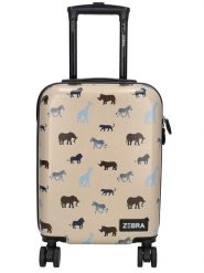 ZEBRA Walizka w kolorze beżowo-czarno-niebieskim - 32 x 46 x 22 cm rozmiar: onesize. Brązowe walizki ZEBRA, bez wzorów, z materiału. Za 173.99 zł.