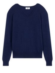 AUTHENTIC CASHMERE Kaszmirowy sweter "Gardoria" w kolorze granatowym rozmiar: XL. Niebieskie swetry klasyczne damskie AUTHENTIC CASHMERE, xl, z kaszmiru, bez kołnierzyka. Za 347.99 zł.