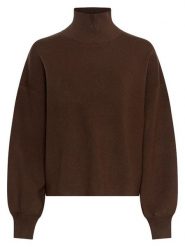 MOSS COPENHAGEN Sweter "Mercy" w kolorze brązowym rozmiar: L/XL. Brązowe swetry klasyczne damskie Moss Copenhagen, l, bez kołnierzyka. Za 147.56 zł.