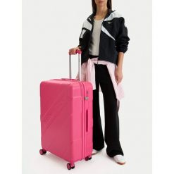 Walizka duża Reebok. Czerwone walizki Reebok, bez wzorów, duże. Za 349.99 zł.