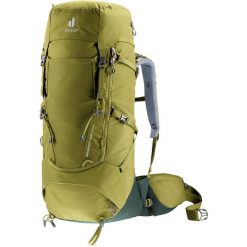 Plecak trekkingowy Deuter Aircontact Core 40+10 - cactus/ivy. Szare plecaki Deuter, bez wzorów. Za 909.98 zł.