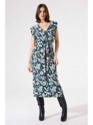 Garcia Sukienka w kolorze turkusowym rozmiar: XS. Niebieskie sukienki damskie Garcia, bez wzorów, z tkaniny, bez ramiączek. Za 113.99 zł.