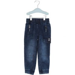 Granatowe Jeansy Set Me Free. Jeansy chłopięce marki 4F. Za 59.99 zł.