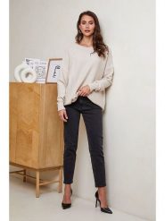 Soft Cashmere Sweter w kolorze beżowym rozmiar: 38/40. Brązowe swetry klasyczne damskie Soft Cashmere, z kaszmiru, bez kołnierzyka. Za 104.99 zł.