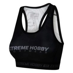 Stanik sportowy fitness siłownia MMA EXTREME HOBBY HAVOC. Czarne biustonosze sportowe damskie EXTREME HOBBY, bez wzorów, z elastanu. Za 129.00 zł.