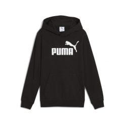 Młodzieżowa bluza z kapturem ESS z logo No. 1 PUMA Black. Biała bluzy damskie Puma, m, bez wzorów, z dżerseju, z kapturem. Za 203.51 zł.