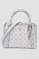 GUESS Biała damska torebka Eco Erica. Białe torebki klasyczne damskie Guess, ze skóry ekologicznej, bez dodatków. W wyprzedaży za 370.99 zł.