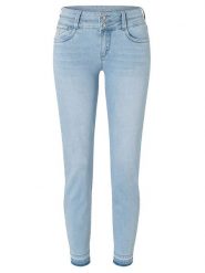 Timezone Dżinsy "Enya" - Slim fit - w kolorze błękitnym rozmiar: W29. Niebieskie jeansy damskie Timezone. Za 127.35 zł.