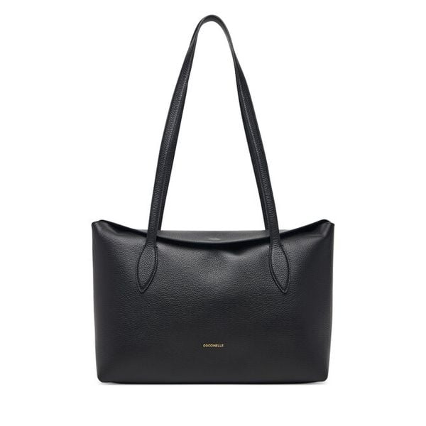 Torebka Coccinelle. Czarne shopper bag Coccinelle, bez wzorów, bez dodatków. Za 1,299.00 zł.