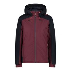 Kurtka damska turystyczna CMP 33Z1636. Czerwone kurtki damskie CMP, xl, bez wzorów, bez kaptura. W wyprzedaży za 249.99 zł.