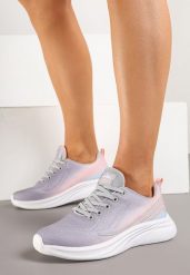 Jasnoszare Buty Sportowe Sneakersy Zdobione Efektem Ombre Banelissa. Szare obuwie sportowe casual damskie Renee, na fitness i siłownię. Za 99.99 zł.