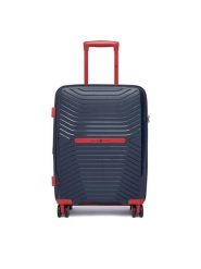 Beverly Hills Polo Club Walizka kabinowa CEO-BHPC-WAL-005-S Granatowy. Niebieskie walizki Beverly Hills Polo Club, bez wzorów. Za 299.99 zł.