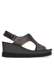 Pikolinos Sandały Aguadulce W3Z-1623Clc1 Brązowy. Brązowe sandały damskie Pikolinos, bez wzorów, ze skóry, bez obcasa, na koturnie, bez zapięcia. Za 599.99 zł.