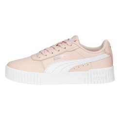 Buty trampki damskie sportowe Puma Carina 2.0. Białe obuwie sportowe casual damskie Puma, z materiału, bez zapięcia. Za 234.00 zł.