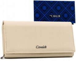 Portfel damski 4U Cavaldi GD20-DNM beżowy. Brązowe portfele damskie 4U Cavaldi, bez wzorów, ze skóry ekologicznej. Za 44.00 zł.