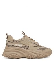 Steve Madden Sneakersy SM11004652 Beżowy. Brązowe obuwie sportowe damskie Steve Madden, ze skóry, bez zapięcia. Za 359.99 zł.
