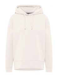 ELBSAND Bluza "Mathea" w kolorze białym rozmiar: XL. Białe bluzy damskie ELBSAND, xl, bez wzorów, z kapturem. Za 215.71 zł.