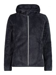 CMP Kurtka polarowa w kolorze czarnym rozmiar: 38. Czarne kurtki damskie CMP, bez wzorów, z materiału, bez kaptura. Za 166.10 zł.