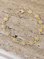 Nakkash Pozłacana bransoletka z emalią rozmiar: onesize. Żółte bransoletki damskie Nakkash, pozłacane. Za 65.38 zł.