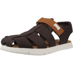 Sandały CAMPER LAMPER EBONY Brązowy. Brązowe sandały damskie Camper, bez wzorów, ze skóry, bez obcasa, bez zapięcia. Za 280.98 zł.